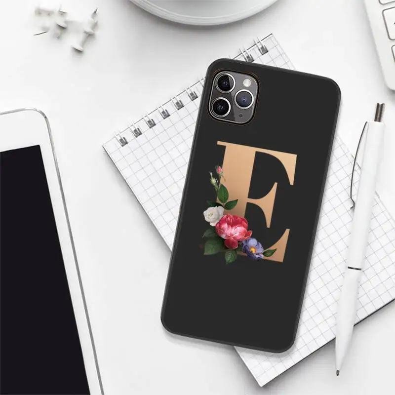 

166 letters rose Phone Case for iPhone 12 11 mini pro XS MAX 8 7 6 6S Plus X 5S SE 2020 XR