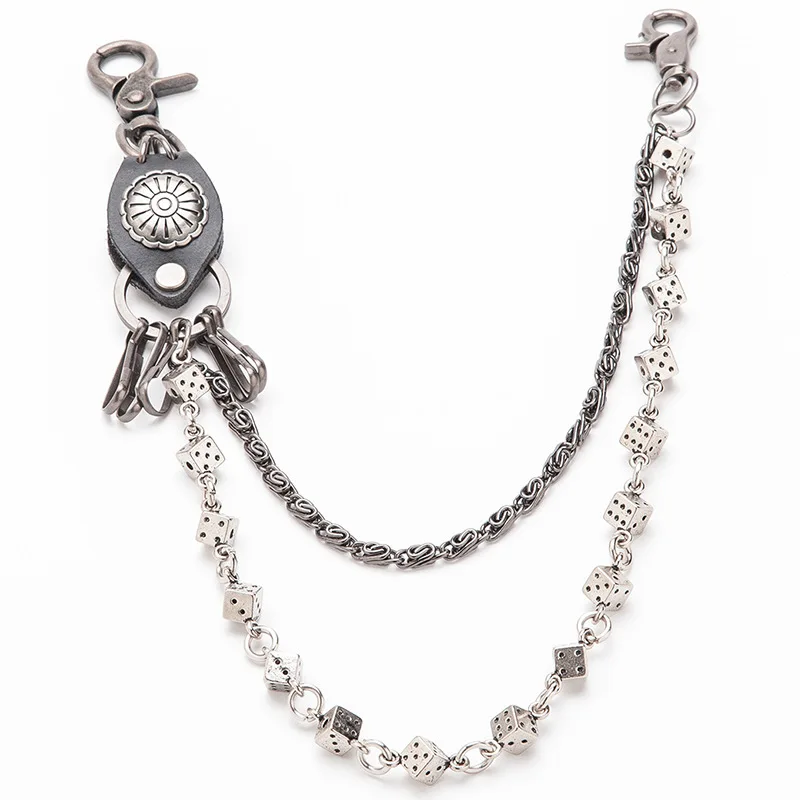 Мужские брелоки в виде мотоцикла байкерские джинсы бумажник с ремнями и цепочкой