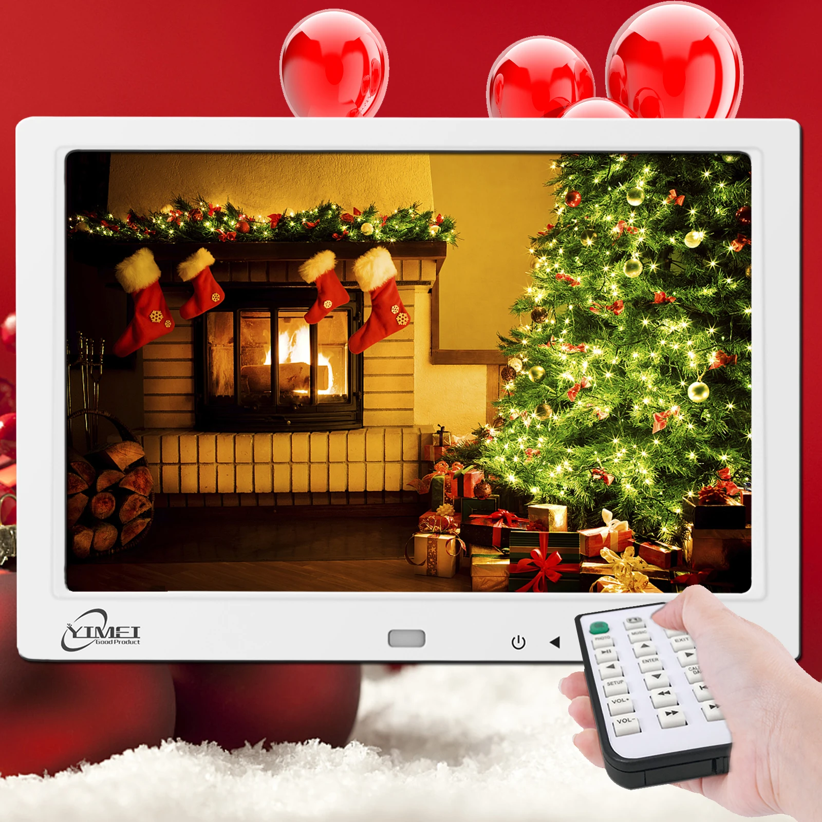 Фотоальбом HD цифровой 12 1 дюйма 1280*800 пикселей TFT SD 32G инфракрасный пульт
