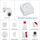 Простой Tuya Wi-Fi GSM сигнализация Системы s безопасности Alexa App Wi-Fi Камера умная домашняя охранная сигнализация Системы охранной сигнализации