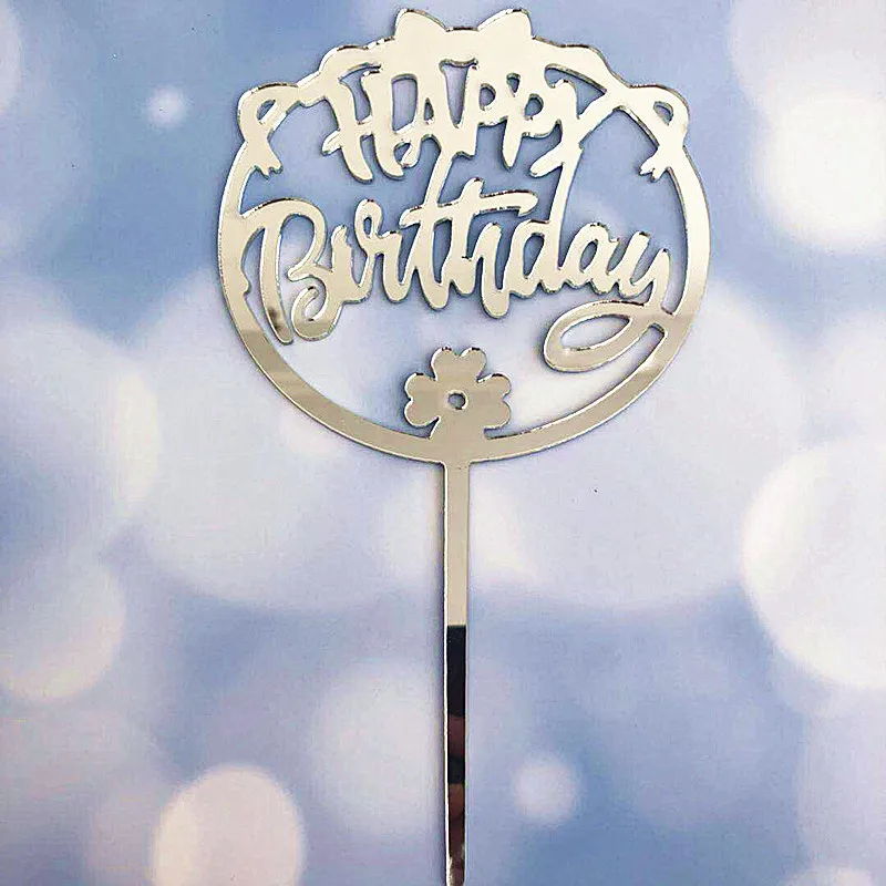 Новый красивый Топпер для торта в виде бабочки на день рождения акриловый кексов