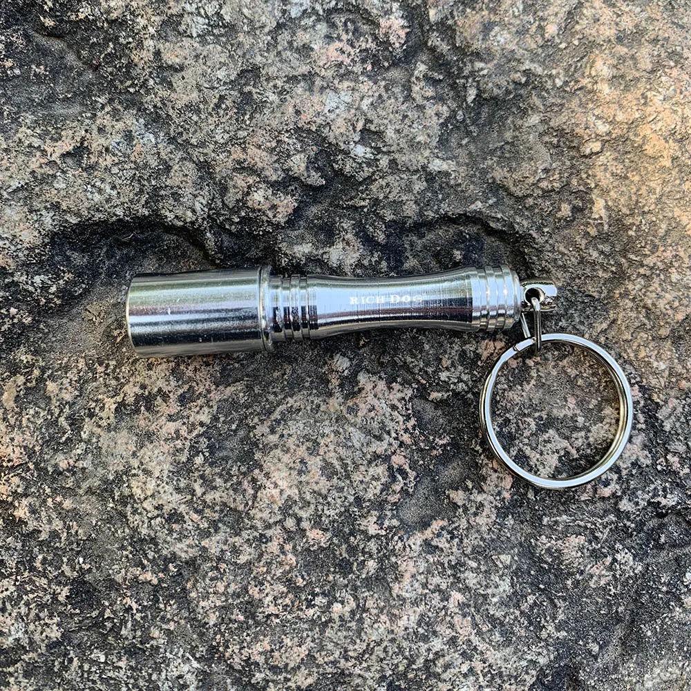 Металлическая трубка для курения Rich Dog из цинкового сплава 101 мм с металлической