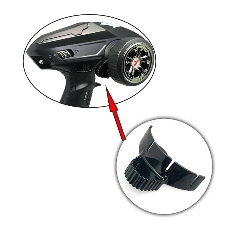 

Dumborc Transmitter Steering Wheel One handed Control Adapter for DUMBORC X6 SURPASS HOBBY CH4 CH6 ZD Racing Remote Controller