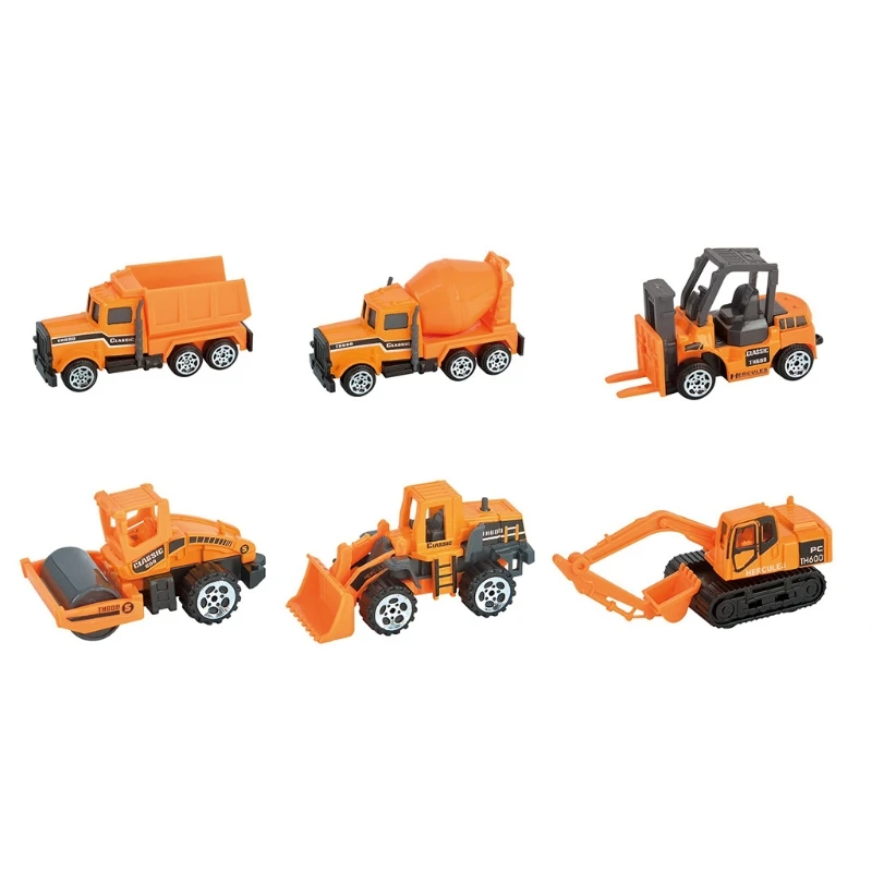 

Mini Vehicle Playset Presents for Son Daughter Grandson Granddaughter Non Toxic Construction Toys Smooth Edges Sharpless M89C