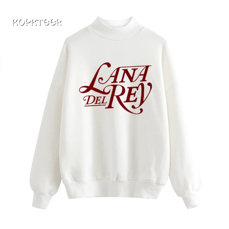 Новинка, Харадзюку, модная толстовка с простым буквенным принтом Lana Del Rey, женская уличная одежда, Ulzzang, повседневные розовые женские толстовки с длинным рукавом