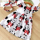 Платье с оборками, для девочек, летнее, 2020