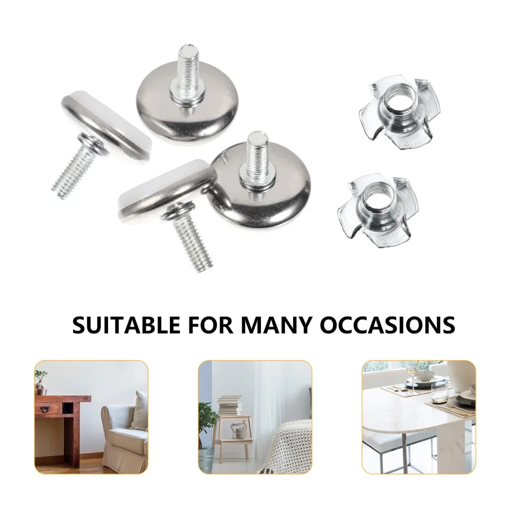 

16 Sets Furniture Leg Levelers Desk Leveling Feet Furniture Balancing Device