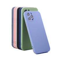 luxury original liquid silicone phone case cover for apple iphone 11 12 pro max mini xs xr x 6 7 8p shockproof soft phone shell