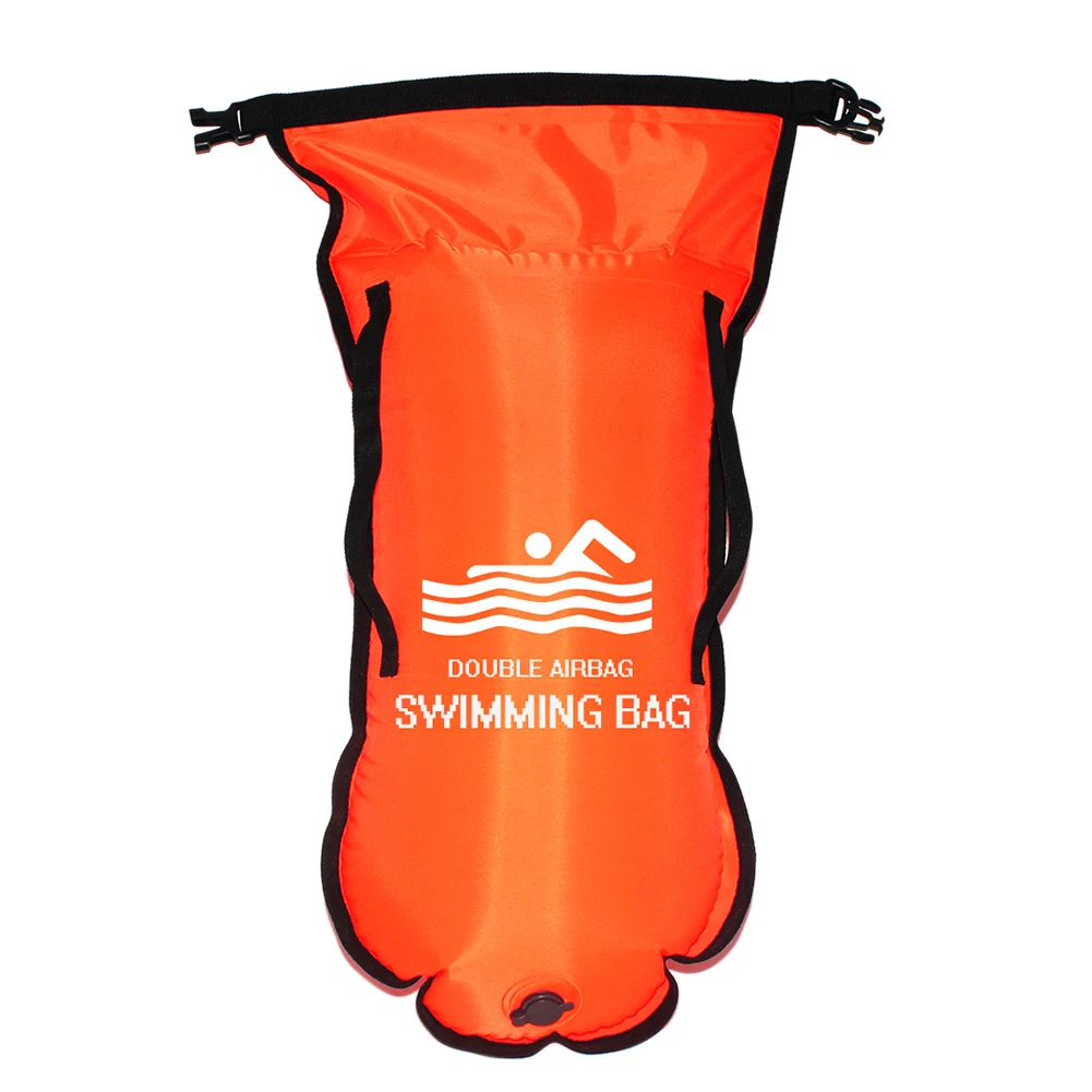

With Waist Belt Training Storage Open Water PVC Swim Buoy Dry Bag Kayakers Snorkelers Tow Float Highly Visible Inflatable Sports