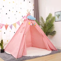 folding%c2%a0indian children%e2%80%99s tent wigwam easy to install kids tents tipi indoor play house infant large baby teepee birthday gift