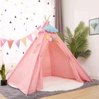 Складная индийская детская палатка с вигвам, легко устанавливается, палатки для детей, домашний игровой дом, большой вигвам для младенцев, подарок на день рождения