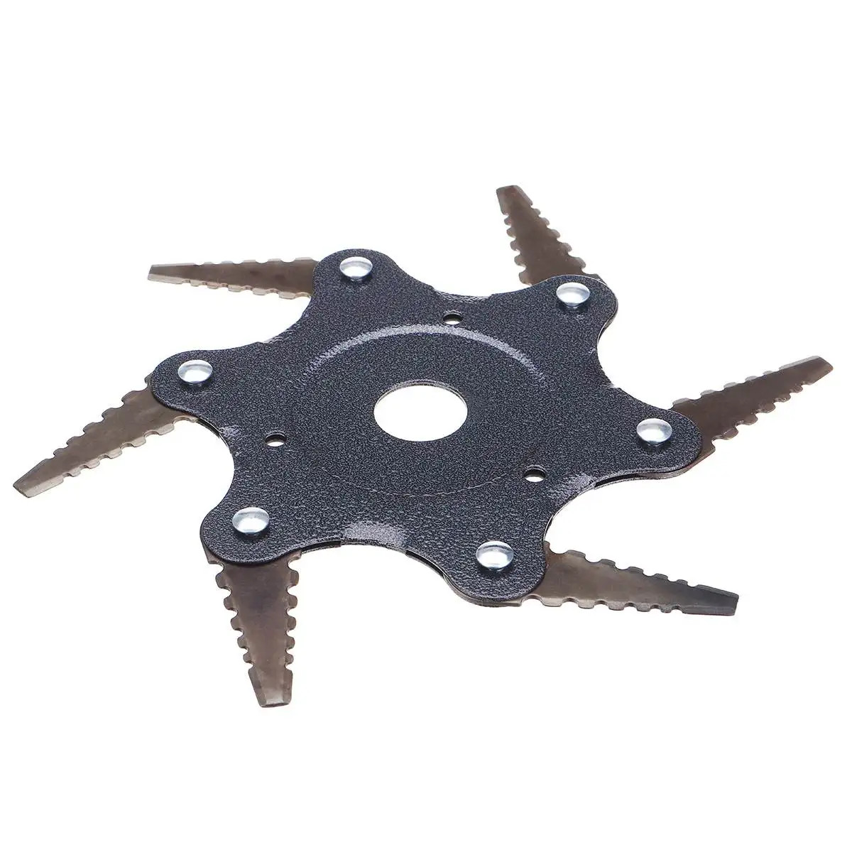 

6 Tooth Garden Lawn Mower Blade Manganese Steel Grass Trimmer Brush Cutter Head
