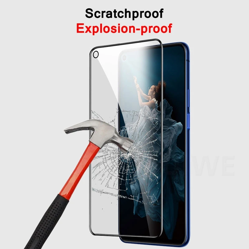 Для huawei Honor 20 Lite взрывозащищенные полноэкранные Защитные пленки для Pro 20i защитная
