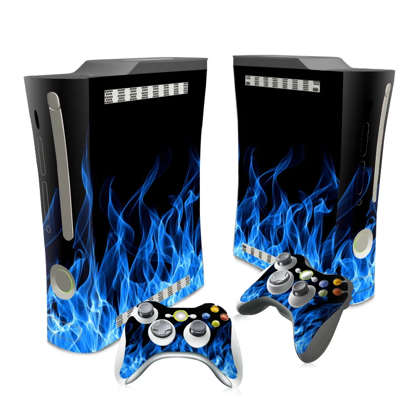 Крутой дизайн для Xbox 360 наклейка XBOX Виниловая кожи и 2 контроллера