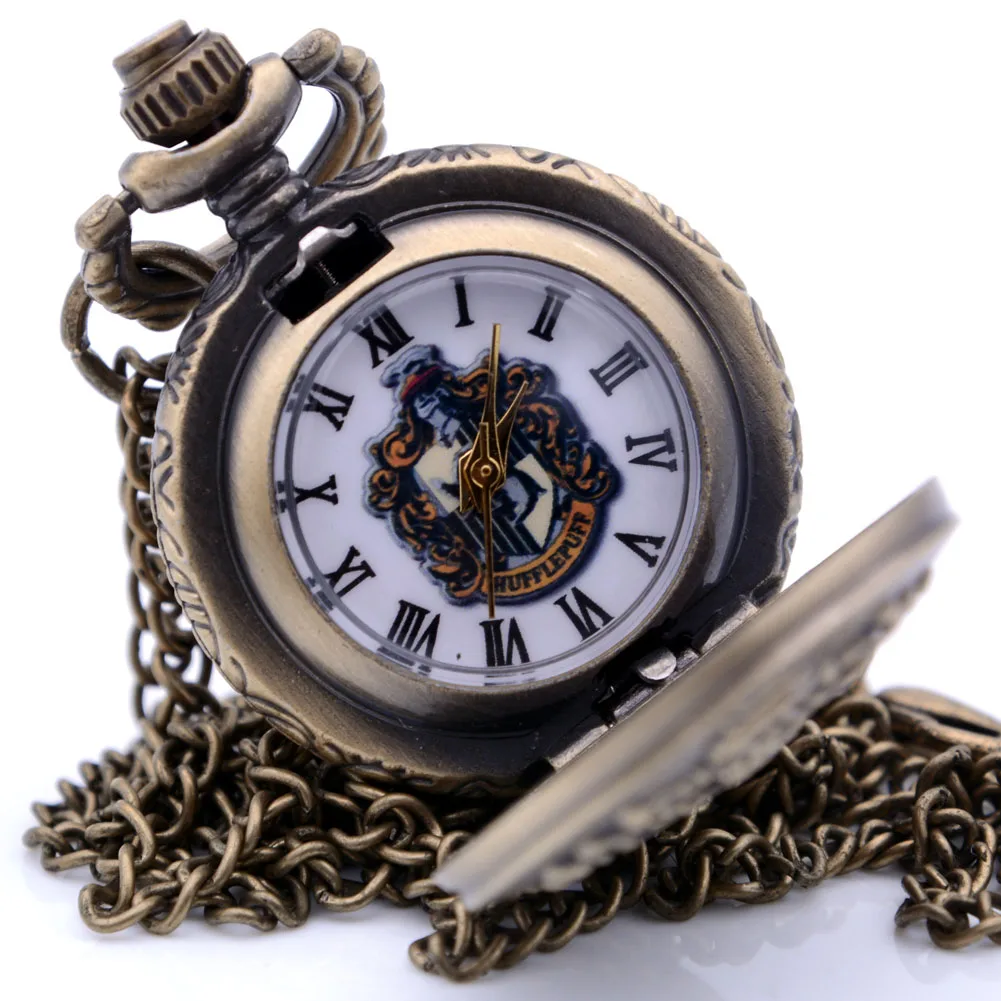 Мужские кварцевые наручные часы HP пуффендуй в стиле ретро | Наручные