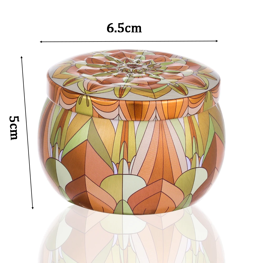 1 шт. Новое печенье конфеты железный ящик закупориваемая банка свеча барабан