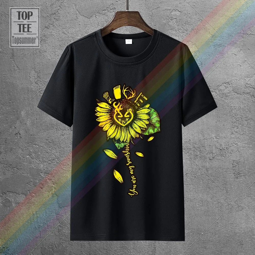

Country Girl Sunflower Love You Are My Sunshine Black Tshirt M 6Xl