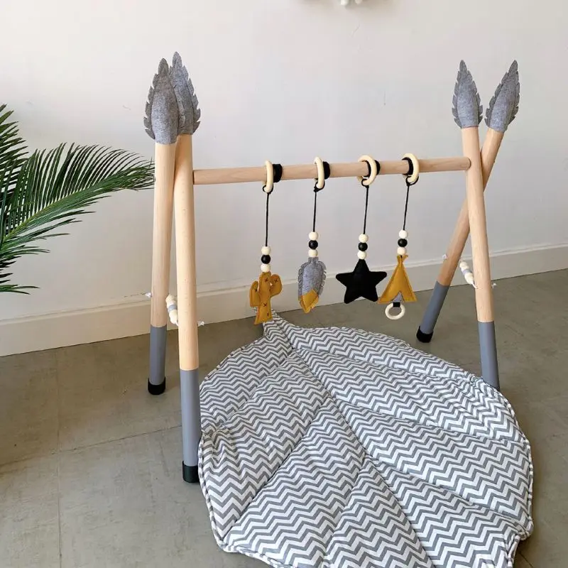 

Baby Game Blanket Tree Leaves Floor Carpet Soft Cotton Climbing Pad Play Mat for Infants Children's Room Decor