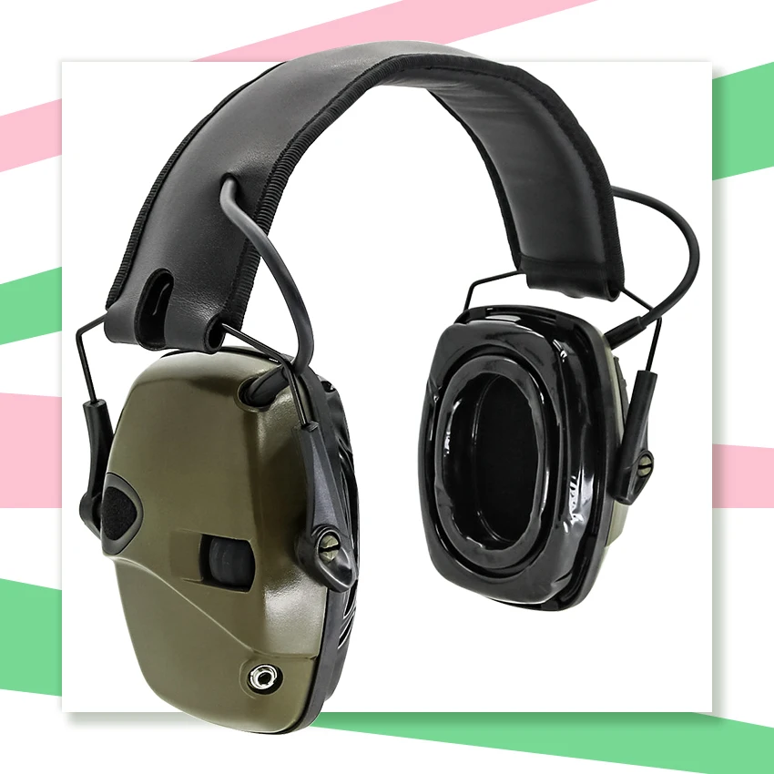 

Тактические силиконовые наушники, электронные защитные наушники для стрельбы, уличные ударные спортивные наушники для защиты слуха, FG