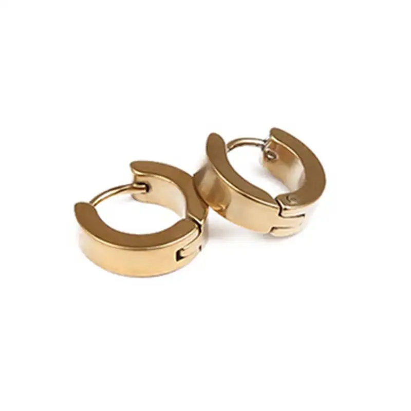 Распродажа серьги из нержавеющей стали золотого серебряного синего цвета для