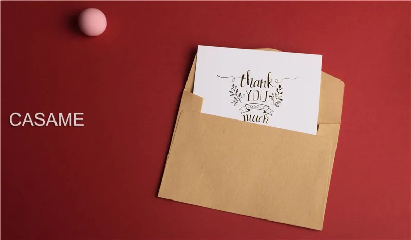 48 шт./лот черно-белые бумажные конверты для поделок винтажные приглашения в