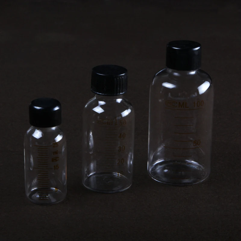 Лабораторная калиброванная стеклянная бутылка для сыворотки пирекс или Дюран