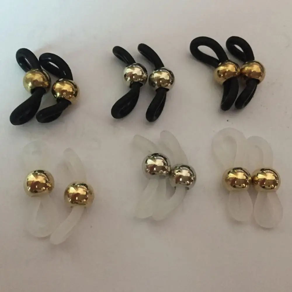 

20 pcs Antiskid Rubber Ring Sunglasses Retainer End Loop Connectors for Glasses Chain Rope Eyewear Holder Strap