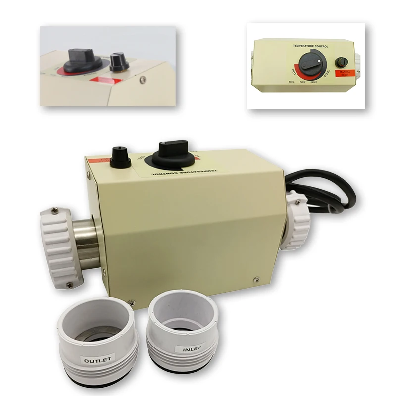

Pool heaters, swimming pool tubs, spa tubs, jacuzzi hot tubs, and jacuzzi thermostatic heating, automatic thermostats