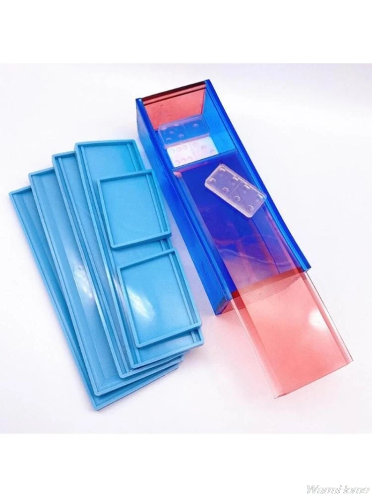 

Domino Storage Box Epoxy Resin Mold Container Casting Silicone Mould DIY Crafts Making Tools F04 21 Dropshipping