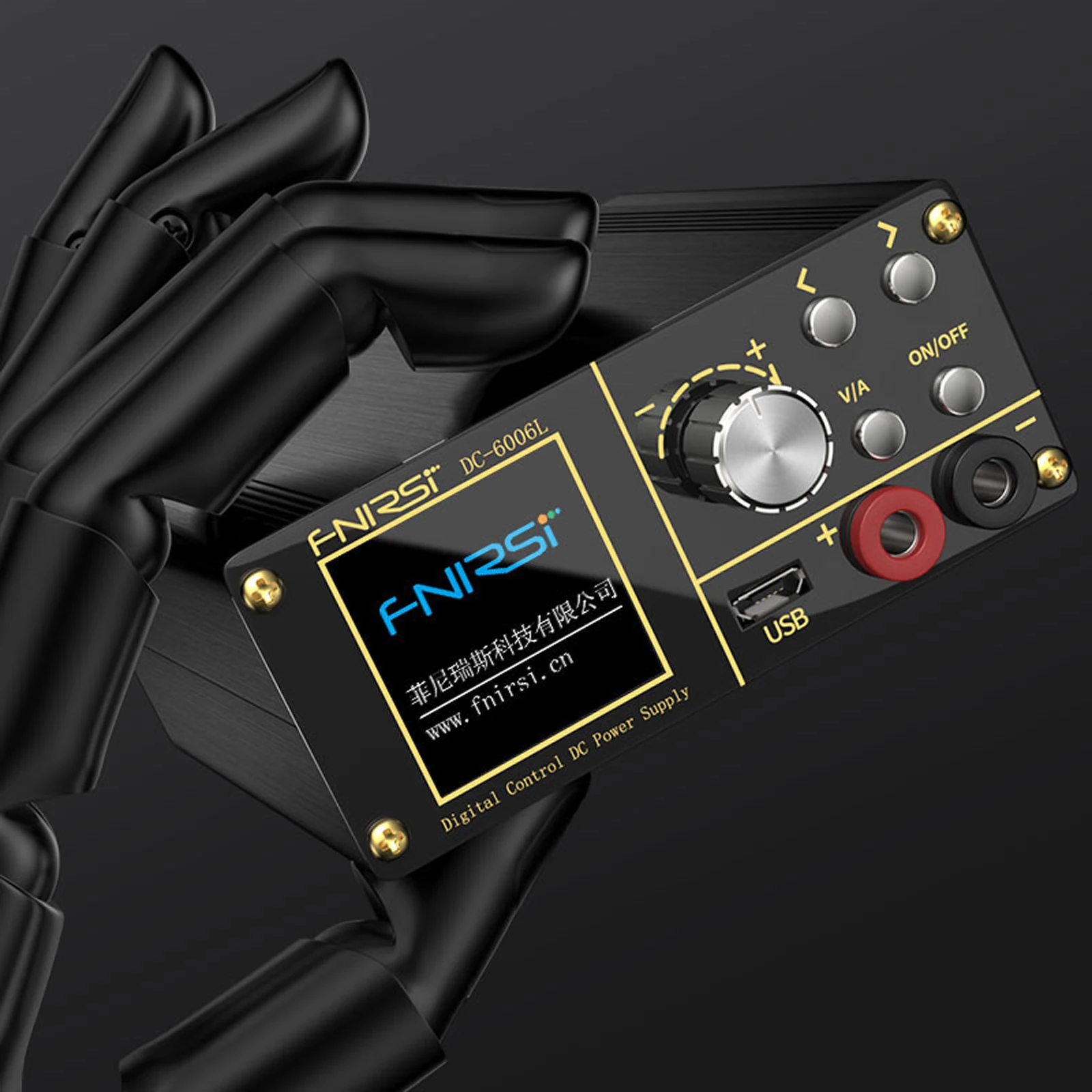 Программируемый понижающий источник питания постоянного тока с цветным