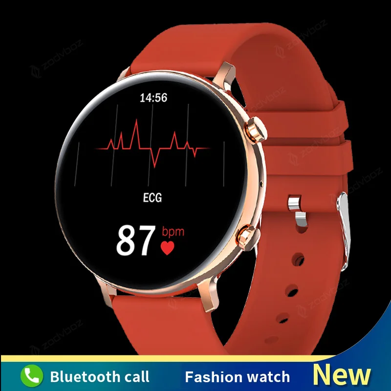 

Смарт-часы женские с ЭКГ, Bluetooth, пульсометром и тонометром