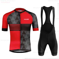 huub 2021 mens cycling clothing summer cycling jersey set bicycle shorts road short sleeves bike clothes suit mtb roupa ciclismo
