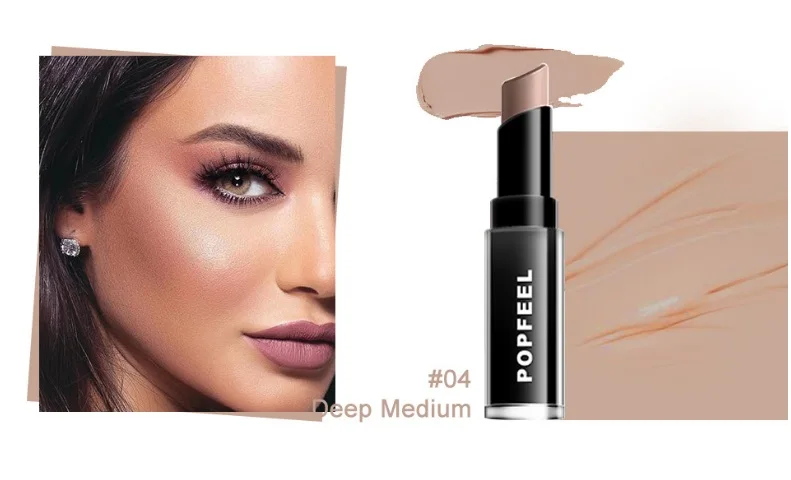 4 цвета консилер основа скрыть темные круги пятна увлажняющий крем подходит для