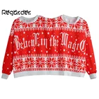 Зимний свитер для пар, одежда унисекс для двух человек, уродливый свитер, Рождественский пуловер, новинка, рождественские свитшоты, блузка, топ, рубашка # g3