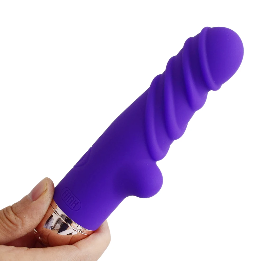 FAAK 2020 Вибраторы для точки G силиконовые ребристые массажа простаты Женский
