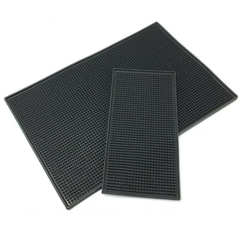 3 размера прямоугольный резиновый коврик для обслуживания пива и бара стола