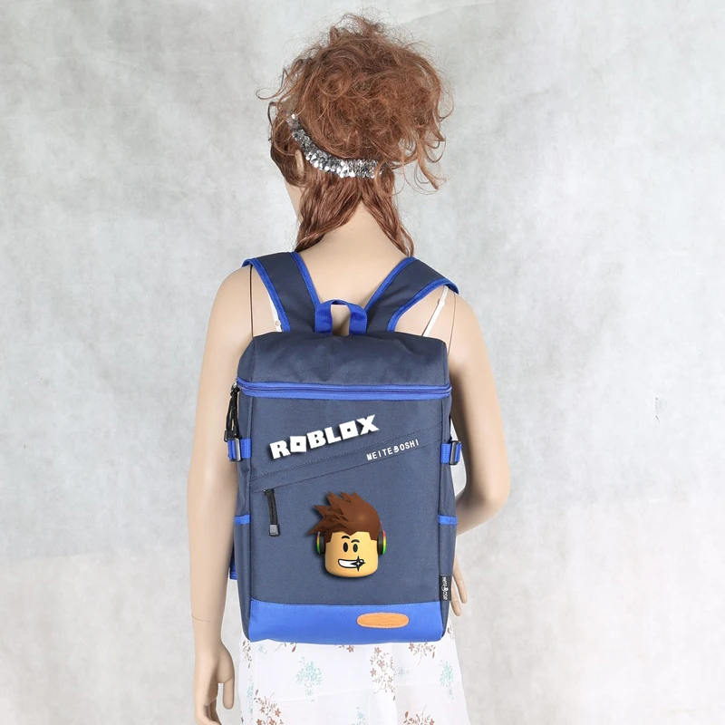 

2021 New Robloxing Teens waterproof high capacity backpack 3 colors available fashion backpack men and women cartoon school bag