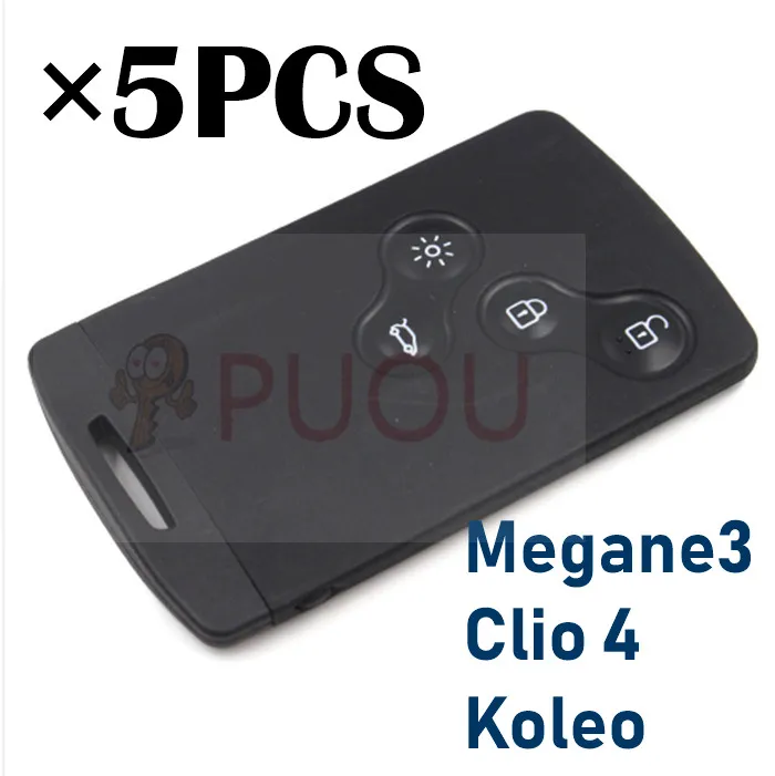 5 шт./лот 4 кнопочный пульт дистанционного управления умный Автомобильный ключ
