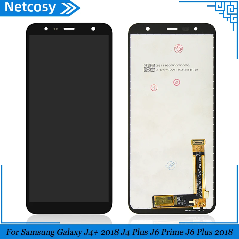 Жк дисплей для Samsung Galaxy J4 + 2018 Plus J415 J415F J410 J6 Prime J610 сенсорный экран дигитайзер в