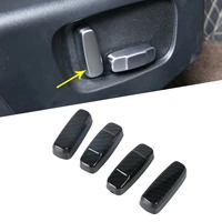 car styling abs seat adjustment button cover trim for range rover velar 2017 2018 car accessories carbon fiber style