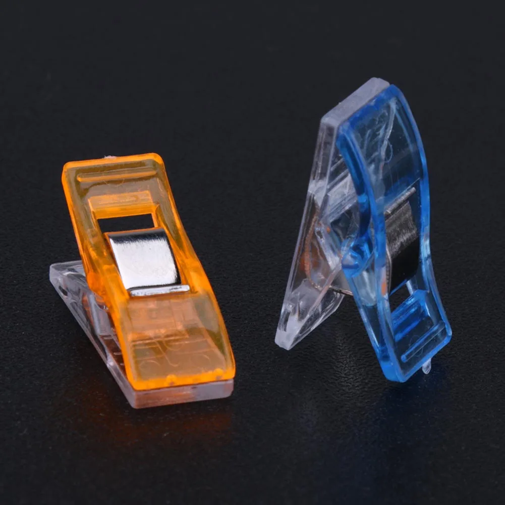 25 шт. Безопасность зажимы Ассорти Цвета привязки ткань Вязание топор зажим для