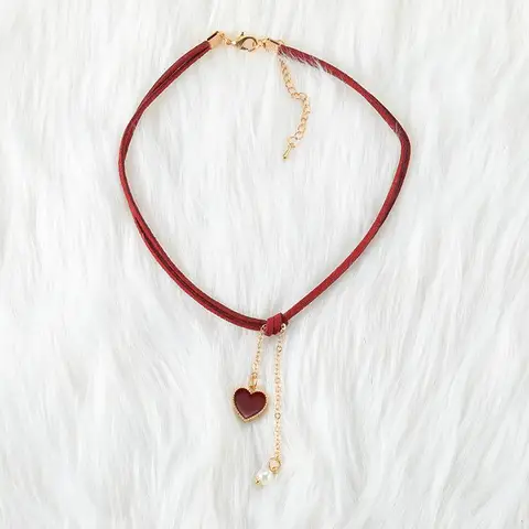 Женское ожерелье XXZHJ красного цвета