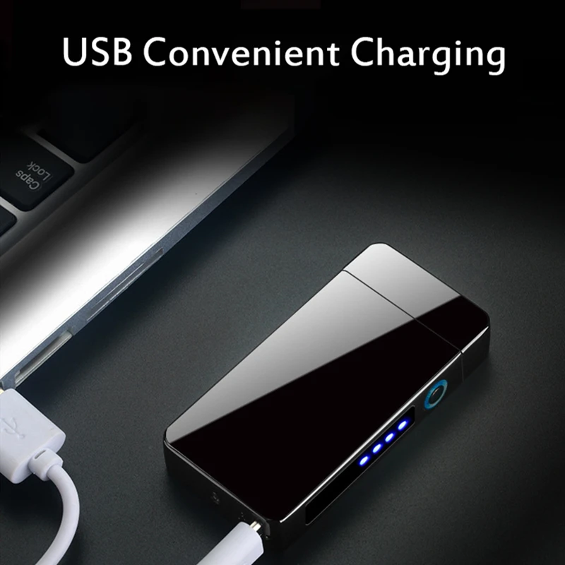 Импульсного двойной дуги электронная сигарета зажигалка ветрозащитный