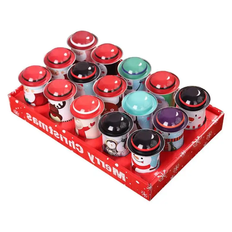 Рождество большой Ёмкость олова железный ящик для хранения может рождественской