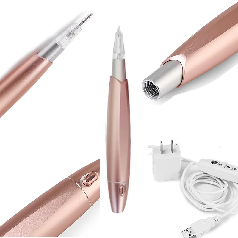 Pro Embroidery Eyebrow lip Tattoo Machine Pen rotary For MTS Semi-permanent Makeup Microblading Liner Shader Digital Machine Set