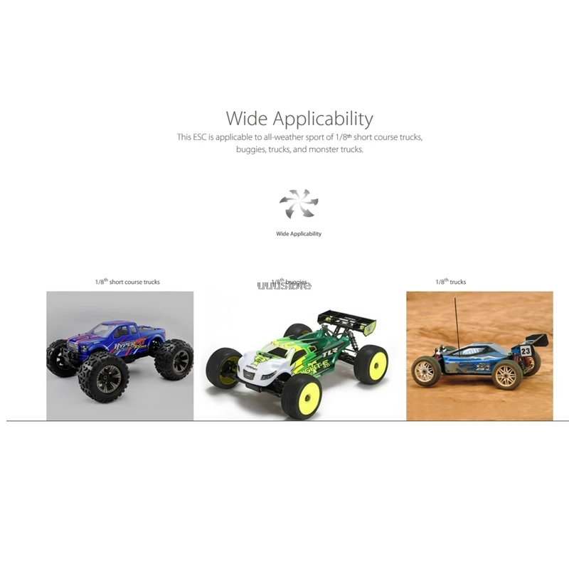 Hobbywing Quicrun 8BL150 Brushless Waterproof Sensorless 150A ESC Rock Crawler Built-in BEC For 1/8 Rc Car trucks Buggies | Игрушки и
