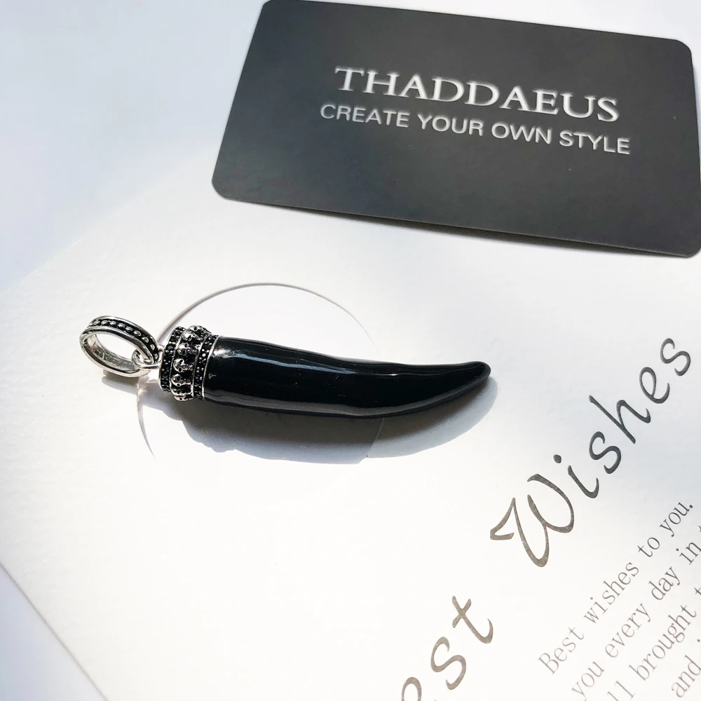 Кулон зуб череп 2019 бренд модная новинка ювелирное изделие в европейском стиле