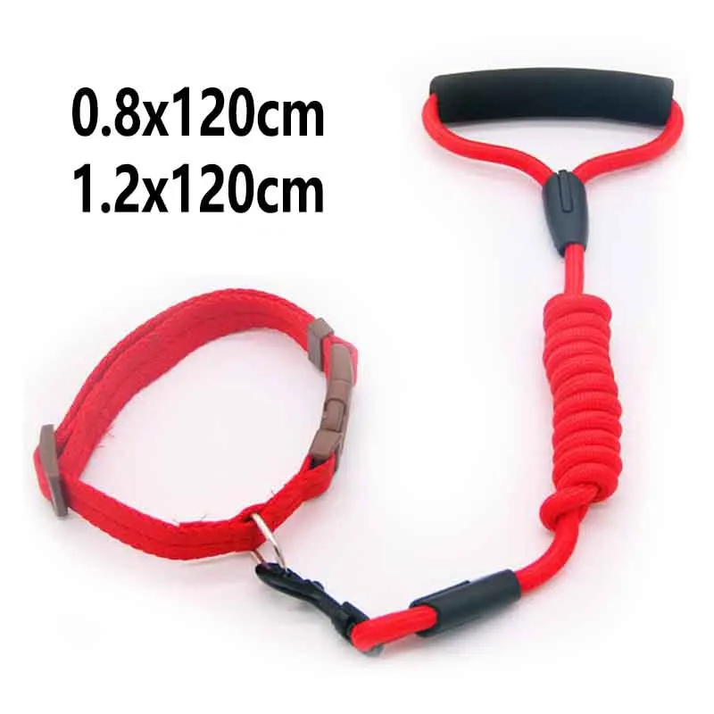 

Нейлоновый Поводок для собак, светоотражающая тянущаяся веревка для дрессировки животных, 1 комплект