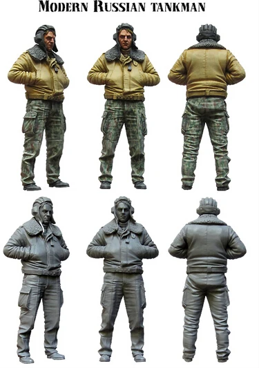 

1/35 Scale Die-cast Resin White Model Russian Special Soldier Model Requires Manual Coloring Model Free Shipping