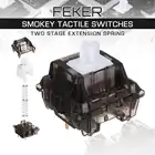 Новый Feker 110 шт 3-контактный дымчатый Тактильные переключатели POM стебель переключатель для Механическая клавиатура Настенные переключатели по индивидуальному заказу DIY геймер